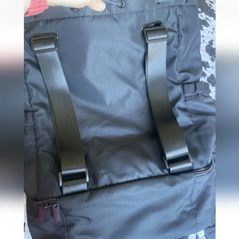 NWT Beyond Yoga Black Convertible Backpack